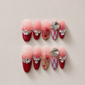 <span class=keywords><strong>Uñas</strong></span> Postizas <span class=keywords><strong>Navideñas</strong></span> Hechas a Mano al por Mayor OEM ODM, <span class=keywords><strong>Uñas</strong></span> Francesas Rojas con Lazo <span class=keywords><strong>de</strong></span> Diamantes <span class=keywords><strong>de</strong></span> Imitación 3D y Perlas, Puntas <span class=keywords><strong>de</strong></span> <span class=keywords><strong>Uñas</strong></span> Acrílicas Reutilizables - Product Image 2