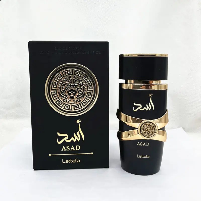 Perfume preto ASAD Lattafa Perfume árabe Médio Oriente atacado