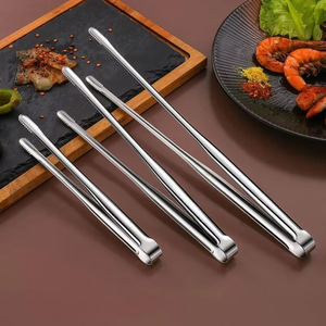 304 Stainless Steel <b>Serving</b> <b>Tongs</b> | Premium Food Clip for Steak, Bread & Candy - Product Image 5