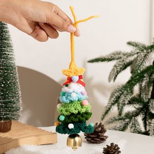 Kerajinan Kain Premium Rajutan Ombre Pink Pohon Natal Dekorasi Liburan Lucu untuk Pesta Rumah Hadiah Kustom dengan Pom-pom - Product Image 2