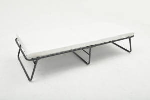 ENKE Cadre de lit plateforme en métal pliable et réglable de haute qualité avec rangement, taille double, pour appartement, chambre à coucher, design moderne - Product Image 6