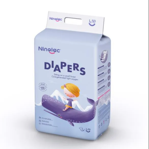 Chinese Suppliers Wholesale Primary Packaging Baby Disposable Diapers infant Nappies