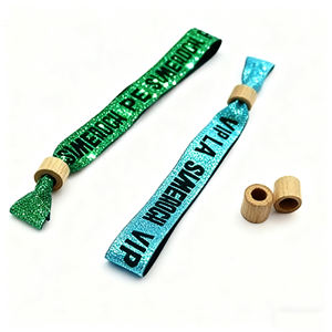 JXSWW1022 Pulseras tejidas dobles con doble capa para Festivales de comida Eventos culinarios Reuniones de sabor Entrada de proveedores - Product Image 5