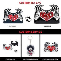 Sac Ita Kawaii Adorable, Articles pour Fans d'Anime, Porte-clés Personnalisé, Peluche, Commande en Gros, Sac Ita Y2K, Mini Sacs à Main Personnalisés pour Femmes, Vente en Gros