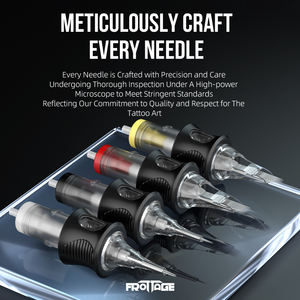 Cartuchos Profesionales para Tatuaje Frottage 1201-1215RL/<span class=keywords><strong>RS</strong></span>/CM/M1/RLT Desechables con Aguja de Tatuaje 316 y Soporte para Dedos - Product Image 4