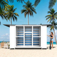 Gabinete Inteligente para Alquiler de Tablas de Paddleboard, Gabinete de Alquiler de Equipos Deportivos, Casillero de Almacenamiento para Playa