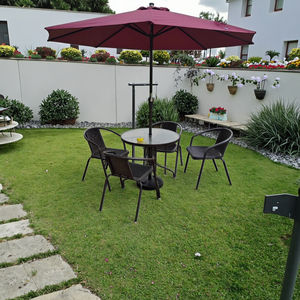 <span class=keywords><strong>Parasol</strong></span> moderne pour terrasse extérieure, en acier, <span class=keywords><strong>avec</strong></span> mât central, en polyester, pour jardin, plage, <span class=keywords><strong>balcon</strong></span>, marché, restaurant, <span class=keywords><strong>table</strong></span>, parc - Product Image 6