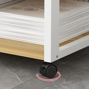 Support d'imprimante JH-Mech sur roulettes, support d'imprimante sous le bureau, design unique, robuste, multifonctionnel, pour <span class=keywords><strong>tablette</strong></span> et imprimante - Product Image 3