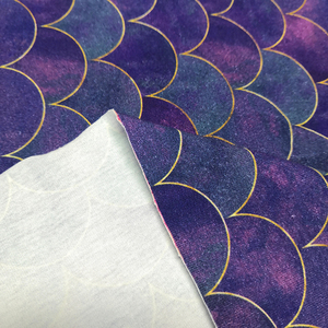 Soft Spandex Stretchy Digital Print Custom <strong>Cotton</strong> Spandex <strong>Fabric</strong> Cut in Pieces - Product Image 4