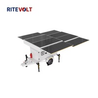 IP67 Su Geçirmez Monokristal Silikon Güneş Enerjili Güvenlik Treyleri 6*150W Paneller MPPT 60A Kontrol Cihazı 600AH Akü (İzleme İçin)