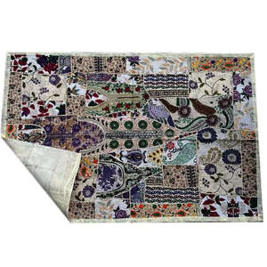 Superventas indio blanco bohemio Tribal Vintage colgante de pared mano con cuentas algodón Patchwork moderno abstracto para decoración del hogar - Product Image 1