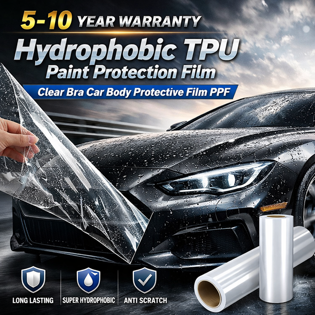 Super Hydrophobic Color Changing Anti Scratch TPU Self Healing Paint Protection Film for Car Body PPF