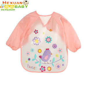 Baberos de dibujos animados para niños, impermeable, <span class=keywords><strong>dibujo</strong></span>, manga larga - Product Image 6