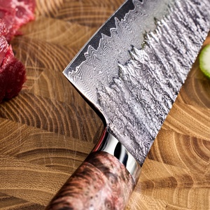 Couteau <span class=keywords><strong>de</strong></span> cuisine Gytuo Amber <span class=keywords><strong>haut</strong></span> <span class=keywords><strong>de</strong></span> <span class=keywords><strong>gamme</strong></span> <span class=keywords><strong>de</strong></span> 9,5 pouces en VG10, 67 couches <span class=keywords><strong>de</strong></span> damas véritable, couteau <span class=keywords><strong>de</strong></span> chef <span class=keywords><strong>japonais</strong></span> tranchant pour la découpe, pour les chefs - Product Image 4