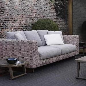 Sillón de Ratán para Exteriores, Estructura de Aleación de Aluminio, Diseño Minimalista, Muebles de Jardín Duraderos, Resistentes al Agua y a los Rayos UV - Product Image 3