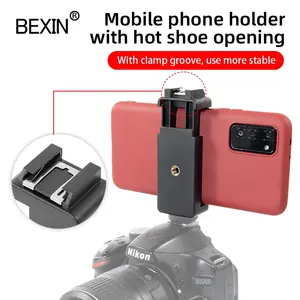 אוניברסלי טלפון סלולרי Smartphone מצלמה הר מתאם נייד טלפון קליפ מחזיק הר Bracket מתאם לחצובת סטנד חדרגל