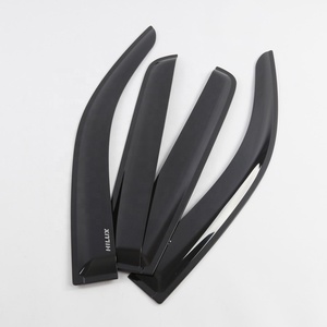 Accessoires extérieurs Pare-soleil latéral Pare-pluie Visière de porte Noir 2021 pour - Product Image 6