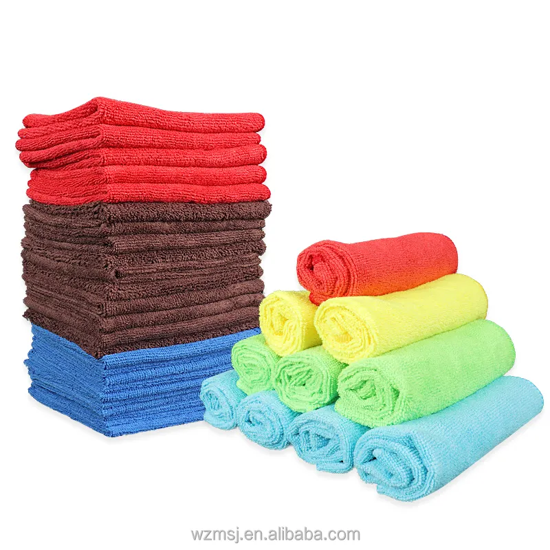 Fast Selling Wholesale Custom Housework Superfine Dishcloth Car Cleaning Cloth Rag Microfiber Kitchen Towel