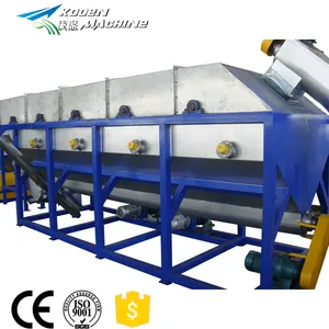 Perfect performance Waste plastic pe pp film washing recycling line/hdpe ldpe bottle washing plant cover floating washer