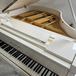 <span class=keywords><strong>Piano</strong></span> numérique auto-jouant MG152 <span class=keywords><strong>blanc</strong></span>, <span class=keywords><strong>piano</strong></span> à queue miniature, finition haute brillance - Product Image 4