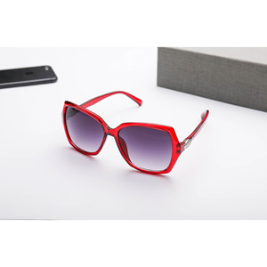 แว่นกันแดดผู้หญิงโคคา-โคล่า เลนส์พีซี UV400 แฟชั่นลายเสือดาว สีเบอร์กันดี ป้องกันแสงแดด ขี่จักรยาน ขับรถ - Product Image 4