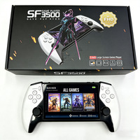 Consola de Videojuegos Retro SF3500, Sistema Linux, Pantalla IPS de 5.0 Pulgadas 854*480, Reproductor de Video Portátil de Bolsillo con 3000mAh
