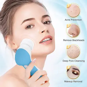 Multifunktion aler Silikon-Gesichts reiniger Wiederauf ladbare Gesichts reinigungs bürste Mitesser entfernung Akne-Poren reinigungs maschine