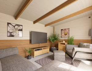 Nhà kho nhỏ bằng gỗ ngoài trời nhà nhỏ lưu trữ nhà kho Casa prefabricada mô-đun nhà tiền chế - Product Image 3