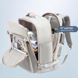 Women's Oxford Cloth Bohemian Style <b>Backpack</b> Four-Piece Set with Waterproof Portable Mommy Travel Bag and Storage Bag - Product Image 5