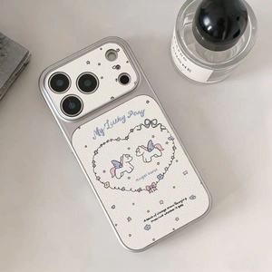Custodia per telefono Lucky Pony Unicorn, <span class=keywords><strong>Cover</strong></span> morbida in TPU con stampa a cuore e protezione per l'obiettivo per <span class=keywords><strong>iPhone</strong></span> 17 16 15 14 PRO MAX/PLUS - Product Image 2