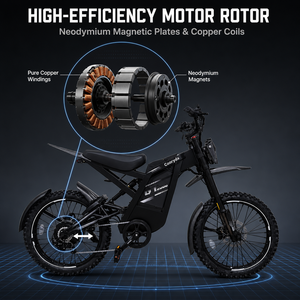 มอเตอร์ไซค์ GT2000 รุ่นล่าสุด ปี 2027 ยางอ้วน ระบบปลดล็อค NFC ระยะไกล 60-100 กม. - Product Image 3
