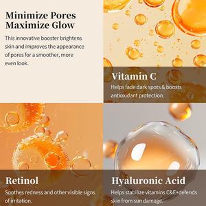 Suero Facial con Vitamina C y Ácido Hialurónico, Personalizado con Logotipo Privado OEM, Retinol Líquido Antienvejecimiento y Antiarrugas para el Cuidado de la Piel - Product Image 2
