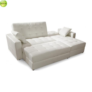 Canapé-lit <span class=keywords><strong>de</strong></span> luxe en cuir PU, best-seller chinois, avec ottoman <span class=keywords><strong>de</strong></span> rangement, design moderne en forme <span class=keywords><strong>de</strong></span> L, pour villa et usage domestique, <span class=keywords><strong>montage</strong></span> facile - Product Image 2