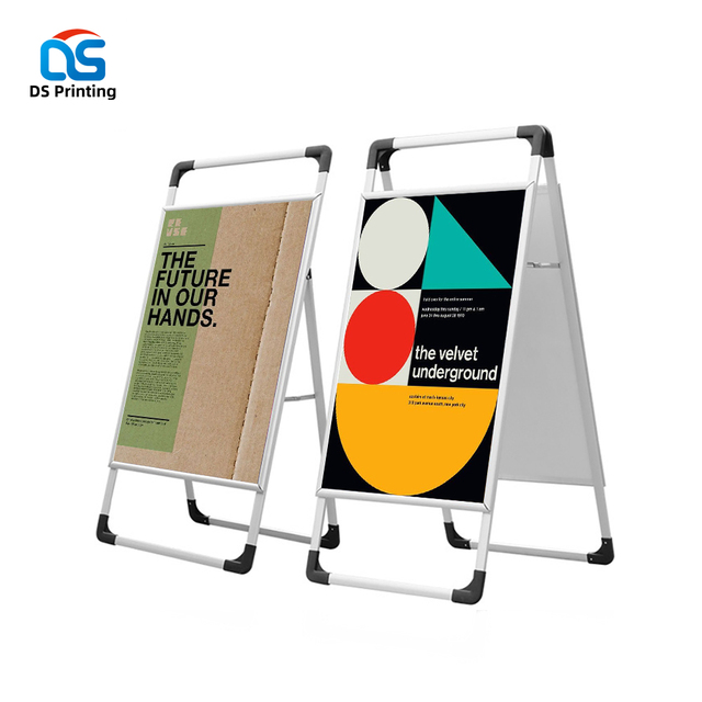 Factory Custom High Quality Poster Flip Frame Display Sign Stand Poster Standee Poster Board Stand