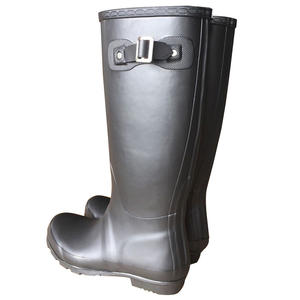 حار بيع اليابانية الكورية والبريطانية نسخة من الأزياء عالية مشبك أحذية ماء أحذية المطر المطاطية - Product Image 3