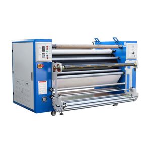 เครื่องรีดร้อนแบบกึ่งอัตโนมัติขนาดใหญ่ รุ่น Roll-roll 420 แบบป้อนผ้าด้านล่าง สำหรับผ้าม่าน ใหม่ - Product Image 1