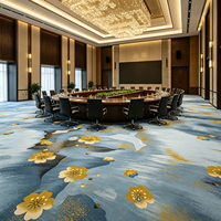 Tapis mural en nylon tufté imprimé sur mesure, fabrication OEM ODM, design commercial, résistant aux taches, facile à nettoyer, hauteur de pile 9 mm