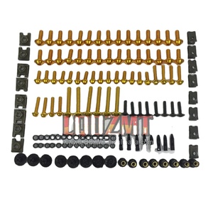 Kit completo de tornillos de carenado de 268PS para <span class=keywords><strong>KAWASAKI</strong></span> <span class=keywords><strong>NINJA</strong></span> ZX 6R 6 R CC ZX636 <span class=keywords><strong>ZX6R</strong></span> 2003 <span class=keywords><strong>2004</strong></span>, tornillos de cuerpo, tuercas - Product Image 1