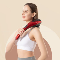 Masajeador Manual Vibratorio Multifuncional de Cuerpo Completo CYANMED con Función Musical y 4 Puntos de Contacto para la Relajación Muscular