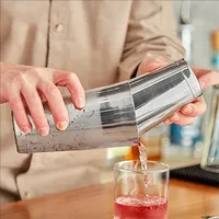 Nouveau shaker à cocktails en acier inoxydable écologique Boston 750/550 ml, ensemble de 2 outils de bar pour les barman