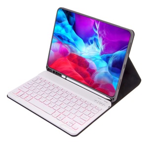 เคสคีย์บอร์ดแบบมีไฟพื้นหลังสำหรับ iPad Pro 11 นิ้ว พร้อมขาตั้งแบบพับได้บางเฉียบและคีย์บอร์ดบลูทูธ - Product Image 2