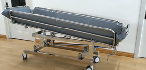 Lit de bain pour personnes âgées handicapées, entièrement en acier inoxydable, avec fonction de réglage électrique de l'angle - Product Image 3