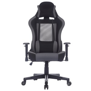 Chaise de bureau <span class=keywords><strong>gamer</strong></span> professionnelle OEM grise avec roulettes, en tissu maillé durable, réglage 2D, livraison gratuite - Product Image 2
