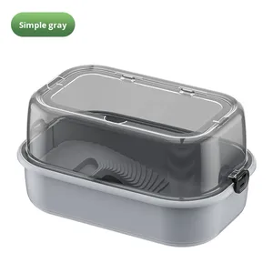 Tanque Ecológico para Tortugas con Plataforma para Tomar el Sol - Hábitat <span class=keywords><strong>de</strong></span> Plástico Resistente para <span class=keywords><strong>Tortuga</strong></span> <span class=keywords><strong>de</strong></span> <span class=keywords><strong>Orejas</strong></span> <span class=keywords><strong>Rojas</strong></span>, Escalón Antideslizante - Product Image 6