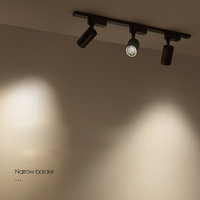ERDU – système d'éclairage de rail de projecteur cob led, haute qualité, moderne, réglable, 40 angles, 20w