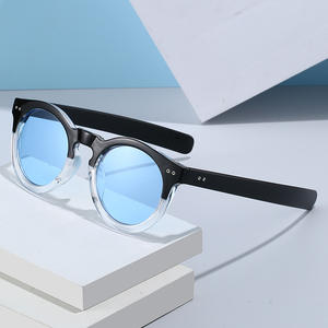 แว่นกันแดดสไตล์เกาหลีแบบใหม่ <span class=keywords><strong>แต่ง</strong></span>หมุด UV400 แนวยุโรปอเมริกันสุดฮิต แฟชั่นสตรีทสไตล์ แว่น<span class=keywords><strong>ตา</strong></span>ตก<span class=keywords><strong>แต่ง</strong></span>แบบธรรมชาติ - Product Image 1