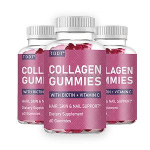Gomitas de Colágeno con Biotina y Vitamina C, Suplemento Dietético para el Cabello, la Piel y las Uñas, Marca Privada OEM - Product Image 1