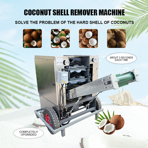 Máquina Peladora de Coco, Desgranadora de Coco, Máquina para Quitar la Cáscara del Coco, Máquina Peladora de Cáscara Dura de Coco, Totalmente Automática - Product Image 2