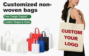 Emballage alimentaire léger laminé pour plats à emporter, sac personnalisé en tissu non tissé, sac fourre-tout, emballage commercial avec logo imprimé - Product Image 3