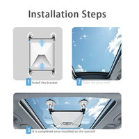 Support Starlink Mini en ABS, modèle POM, kit ventouse à vide, support robuste et stable pour intérieur/extérieur, voiture, camping-car, camion, bateau